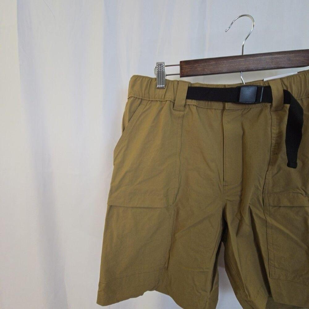 Sonoma Goods For Life Shorts Mens 36 Beige Cargo Quick Dry Stretch Belted - Picture 2 of 15